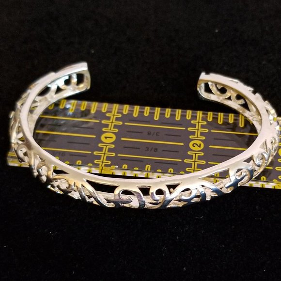 Scrolled Bracelet Sterling Silver - Picture 2 of 3